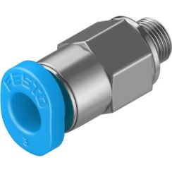 push-in fitting, Straight, Thread M3, Tubing 3mm OD