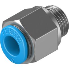 push-in fitting, Straight, Thread G1/8, Tubing 6mm OD