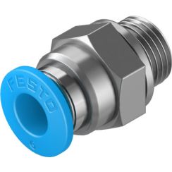 push-in fitting, Straight, Thread G1/8, Tubing 6mm OD
