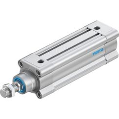 Pneumatic Cylinder, Bore 50mm, Stroke 100mm, Sensor Slots 1 Side, Adjustable Cushions, Male Rod Thread  M16x1.5, Port G1/4