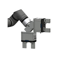 EasyTend Gripper Kit, Schunk EGU70 (2x), ISO80 Mounting, Toolport Cable, Compatible with UR20/UR30, Schunk CAP