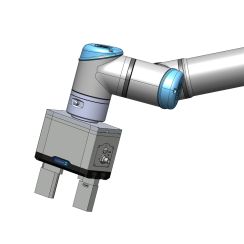 EasyTend Gripper Kit, Schunk EGU70 (1x), ISO80 Mounting, Toolport Cable, Compatible with UR20/UR30, Schunk CAP